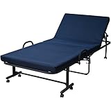 折りたたみベッド(シングル) ダークブラウン BAS-1S(DBR)RGT 手すり付き 折りたたみベッド (シングル) BAS-1S(DBR)T ダークブラウン